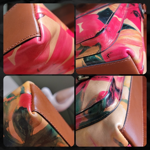 NWT Patricia Nash Avellino Spring Multi Leather Crossbody Bag Purse - Picture 9 of 16